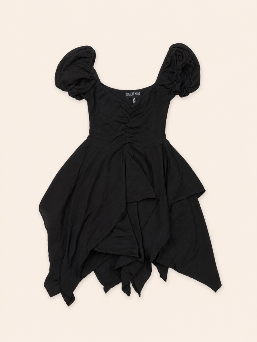 Dolls Kill Current Mood Black Fairy Mini Dress – Size XS